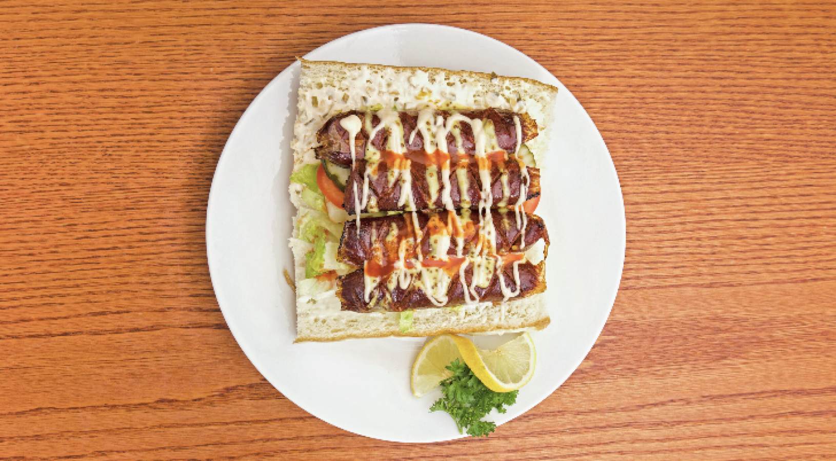 Hot Link Po Boy